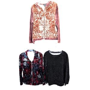 Womens Extra Large 16 18 Tops Shirts Blouses Sweaters Wholesale Bulk Lot of 3 XL